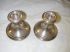 Antique Gorham Sterling Silver Birmingham hallmark candlestick holders 3 1/2