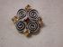 The Metropolitan Mueseum of Arts- Badge Pin -Red and Yellow Garnet