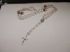 Sterling silver handmade Rosary 44" Rose Quartz and Ametrine & crystal bead Necklace