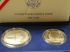 U.S 1986- S Statue of Liberty Half Dollar 2 Coin Proof with box