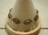 Multi color oval Amber bali Bracelet extendable 7-9 inches