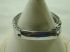Elco sterling top flex vintage ID bracelet 5-7inches 10mm wide