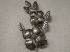 Sterling 4" large  Dogwood flower brooch Carsi Taxco TC-57