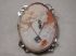 14KT Victorian Cameo diamond & emerald earring & necklace 38 x 48mm