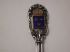 Sweden Sverige Mema L triple crown Cobalt enamel souvenir spoon
