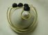 Gold Black hexagonal bead geometric bangle bracelet and floating ring set