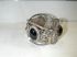 Drama Silver Cuff Large 44mm hinged Bracelet Black Onyx Oval Stones