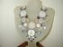 Ayala Bar set whimsical soft tones tapestry pearls velvet champagne stones 15-17"