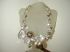 Abra Couture Cluster Choker Necklace Gold Crystal 16-20"