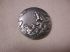Danforth Pewter vintage  Medallic Art Co NY Pocket Earth Palm Stone