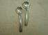 set of 2 Sterling Silver Salt Spoons Sinclair hallmark