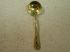 Russian .875 Gold Plated and enameled beaded Silver Salt Spoon
