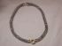 Lagos Caviar 18KT Gold .925 Diamond Open Circle Collar Two Tone