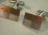 Taxco RZ Sterling Multi Metal checkerboard Cufflinks