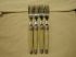 Laguiole Flatware Ivory ABS Handle Lot of 4 Forks  Stainless