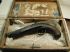 Black Powder 1853 Flint Lock Pirate Pistol 25cm long 17Cal Octagon Barrel