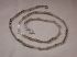 1970 Pierre Cardin vintage geometric 3 sterling circle 1 14KT yellow gold oval link 30"