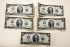 1976 Series G Washington DC lot of Five Two Dollar Notes Consecutive