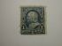 US Scott #247 Franklin Stamp, Hinged Blue Good Color