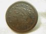 1853 U.S. Large Cent Modified Portrait Braided Hair (Environmental Damage) Extremely Fine