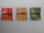 DENMARK #Q12, #Q13, #Q14 Postmarked 1927 Parcel Post Set