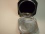 English engine turned herringbone Sterling Silver Octagon Compact JGL Hallmark