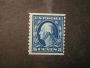 US 396 Blue George Washington 5 Cent Stamp US #396 very light hinge 1912