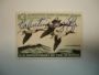 US Department of Interior Scott #RW32 $3 Canvas Backs Duck Stamp 1965, Used & Signed