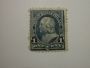 US Scott #247 Franklin Stamp, Hinged Blue Good Color